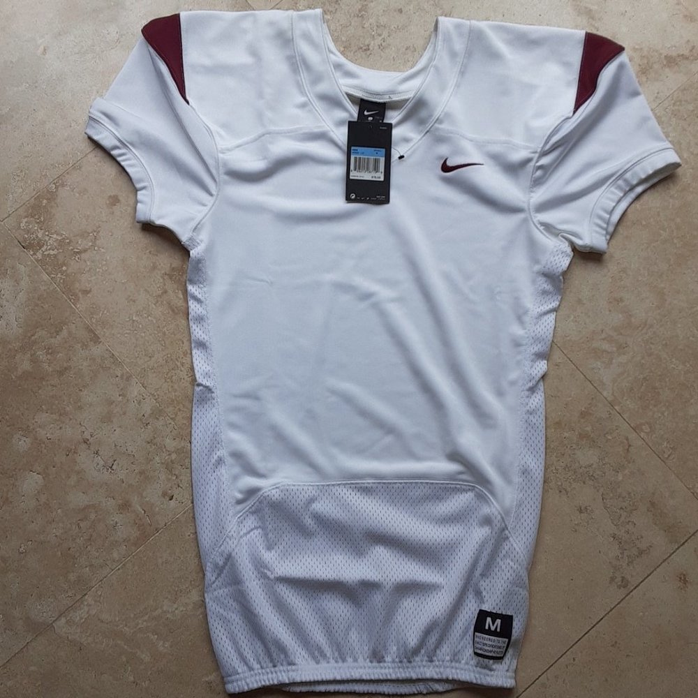 Nike Vapor Vented Pro Football Jersey White M